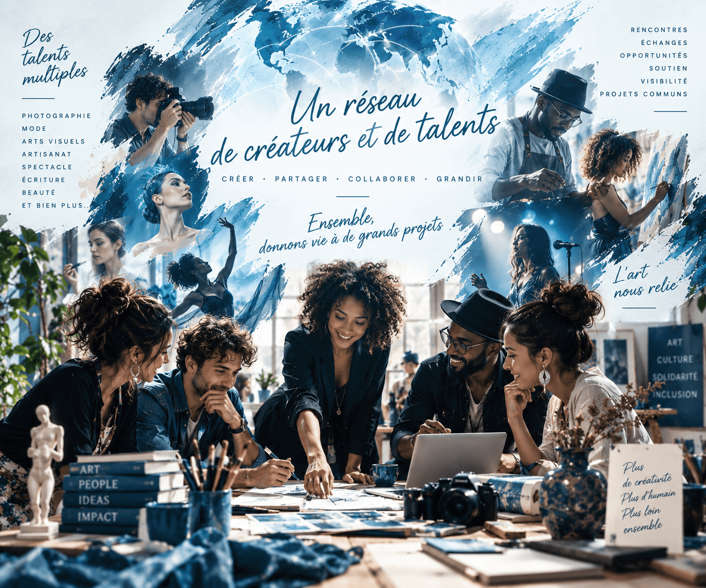 Un réseau de créateurs et de talents